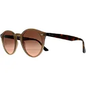 Ray-Ban 2180 678846 gepolijste tortledove roze gradiënt grijze zonnebril
