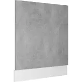 vidaXL Vaatwasserpaneel Lyon 59,5x3x67 cm bewerkt hout betongrijs