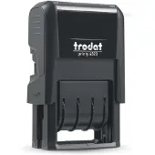 Trodat Printy 4820 datumstempel Zwart schrifthoogte 4mm Nederlands