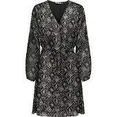 ONLY Jurk 'ONLCera' bruin / zwart / wit