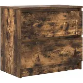 vidaXL Tv-meubel 60x35x54 cm bewerkt hout gerookt eikenkleurig