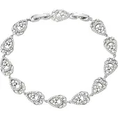 Gaya Armband zilver / transparant