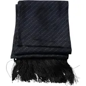 Dolce&Gabbana Zijde Sjaal Diagonaal Patroon Franje