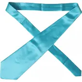 Dolce&Gabbana Zijde Stropdas Turquoise Effen