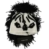 Dolce&Gabbana Black White Kasmier dierenontwerp Women's Hoed
