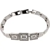 NAEMI Armband zilver / transparant