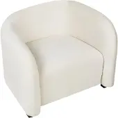 Beliani VELTADA - Fauteuil set van 2 - Off-white - Fluweel