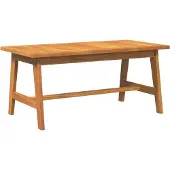 vidaXL Salontafel Olie Natuurlijk Massief Acacia Hout