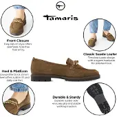 Tamaris Instappers camel