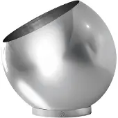 AYTM Globe bloempot Ø37 cm Zilverkleurig