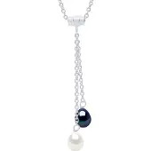 ATELIERS SAINT GERMAIN Hanger Duo 2 Echte Gecultiveerde Zoetwaterparels Parel 7-8 mm
