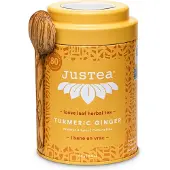 JusTea - Turmeric Ginger Kruidenthee – Gemberthee– Kurkuma & Gember – 100% Natuurlijk