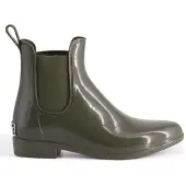 Aus Wooli Australia Womens Regenlaarzen Met Schapenvacht Binnenzool Inclusief OLIVE