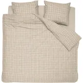 Cinderella dekbedovertrekset flanel 260x200/220 cm carre naturel |