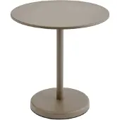 Muuto Linear Steel Café Tafel Taupe | Ø 70cm - H 73cm