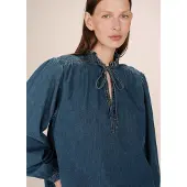 Grace & Mila Salsa blouse strik denim