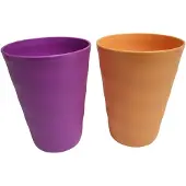 Tupperware Drinkbekers Set 2 Wave 330ml Oranje + Paars