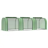 4Goodz Kweekkas met raam 295x100x80 cm foliekas