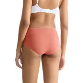 Sloggi Slip 'Basic+ Midi' kersrood / watermeloen rood / wit