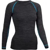 Grande Finale Baselayer Women Thermoshirt Superior Zwart/Aqua-Maat 38