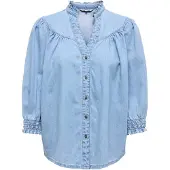 ONLY Blouse 'ONLRaYa' blauw denim