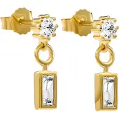 Orphelia 'Madelyn' Dames 925 Sterling Zilveren Oorbellen - Goud ZO-7583/G