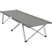 vidaXL Opvouwbaar Campingbed Grijs 194 x 62,5 x 42,5 cm