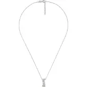 Orphelia Dames 925 Sterling Zilveren Ketting met Hanger - Zilver/Roze ZH-4833