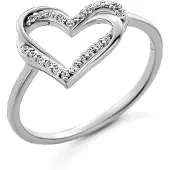 Orphelia 'Cecilia' Dames 925 Sterling Zilveren Ring - Zilver ZR-7584