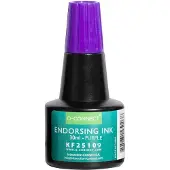Q-CONNECT stempelinkt | flesje van 28 ml | violet