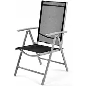 Modernhome Opvouwbare Tuinstoel met Hoge Rugleuning - Comfortabel en Duurzaam