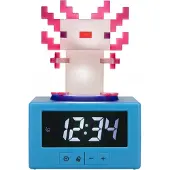 Paladone Minecraft Axolotl Digitale Wekker met Nachtlampje voor Kinderen