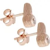 Orphelia Dames 925 Sterling Zilveren Stud Oorbellen - Roze ZO-6025/1