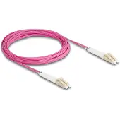 DeLOCK Optical Fiber Cable LC Duplex to LC Duplex Multi-mode OM4 angled 5 m