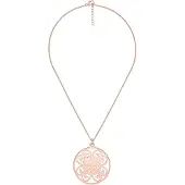 Orphelia Dames 925 Sterling Zilveren Ketting met Hangertje - Roze ZH-6035/1