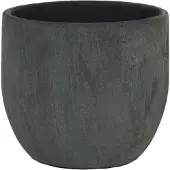 HS Potterie HS Bloempot Avion Antraciet D 16 H 14 Cm