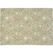 Jil Sander placemat Ginger Man 35x50 Fb. 19 - Beige/Red