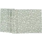 Jil Sander tafelloper Misty 50x140 Fb. 02 - Ecru/Green