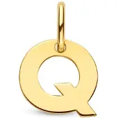 The Jewelry Collection Geelgouden Hanger letter Q 4023468