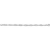 Orphelia Dames 925 Sterling Zilveren Set: Ketting + Armband - Zilver SET-041