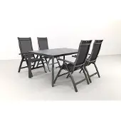 Kettler Edge/Altura 160 cm. tuinset - 5-delig verstelbaar