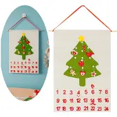 Springos Adventskalender | 24 lades | Vilt | Kerstboom