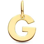 The Jewelry Collection Geelgouden Hanger letter G 4023458