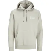 Jack & Jones Sweatshirt lichtgrijs / wit