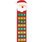 Springos Adventskalender | 24 lades | Vilt | Kerstman