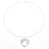 Orphelia Dames 925 Sterling Zilveren Ketting met Hanger - Zilver ZH-4308