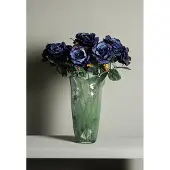 Ptmd collection PTMD Rose Flower Dark Blue Rose Stem
