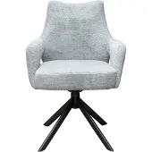 LC Home draaistoel Livrono geweven stof 2 stuks
