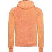 Rusty neal Gewassen hoodie met een used look