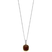 Ti sento Dames Hanger - 925 zilver - Bruin - 6852SQ